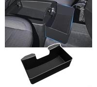Bandeja colgante de asiento de salto de gran capacidad para Silverado 1500 2500HD 3500HD 2019-2026, organizador de caja de almacenamiento de consola central ABS para asiento plegable de banco dividido