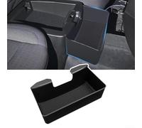 Bandeja colgante para asiento de salto para Chevrolet Silverado/GMC para Sierra 1500 2500HD 3500HD, caja de almacenamiento de consola central de gran capacidad, material ABS, color negro