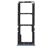 Bandeja compatible con OPPO A5 2020 / A9 (2020) / A11x / A11 Carrito alojamiento tray porta tarjeta nano Sim1+ SIM 2 + Ranura deslizante para memoria Micro SD (azul)