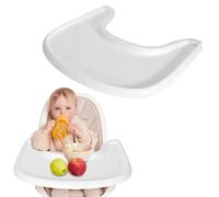 Bandeja compatible con silla Stokke Tripp Trapp, bandeja para trona, accesorios para trona para niños de 6 a 36 meses, fijación rápida con clic a la trona, fácil de montar, antideslizante, lavable