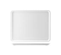Bandeja Con Borde De Melamina 35x25x2 Blanco 79006 H&H