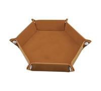 Bandeja con ruedas de cubo - Portable PU PU Esterilla interior de franela suave de almacenamiento plegable para juegos de mesa Accesorios de mesa RPG para familia, amigos, monedas, ayudante de