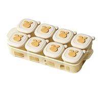 Bandeja congeladora de alimentos en Contenedor Hermético | Molde Para Congelar Snacks Infantiles Para Padres Niñeras Guardería Hogar Apartamento Cocina Comedor Leche Materna Yogur