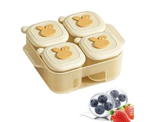 Bandeja congeladora de alimentos en | Recipiente Leche Infantil | Moldes Congeladores Leche Materna,Para Padres Madres Materna Yogur Guardería Hogar Apartamento Cocina Comedor