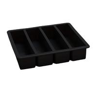 Bandeja cuadrada extragrande para cubitos de hielo, moldes de silicona, resistentes, seguros, fáciles de usar, estilos de tiras para fabricantes de hielo, cubitos de hielo, profesional, bandeja de