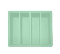 Bandeja cuadrada extragrande para cubitos de hielo, moldes de silicona, resistentes, seguros, fáciles de usar, estilos de tiras para fabricantes de hielo, cubitos de hielo, profesional, bandeja de