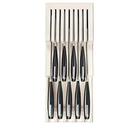 Tescoma Bandeja Cuchillos 370X148MM FlexiSPACE,P.9 CUCHIL, Plástico, Blanco Roto