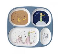 BANDEJA DE 4 COMPARTIMENTOS - EL PETIT PRINCE - MELAMINE - Libre de BPA - Lavable en lavavajillas - 6 m + - 24 x 21 -
