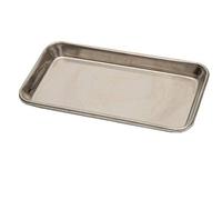 Bandeja de Acero Inoxidable médico Médico Quirúrgico del Plato Bandeja Dental Herramienta Instrumento Laboratorio 22x12x2cm de Estudiantes de Odontología