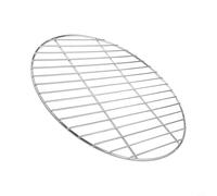 Bandeja de acero inoxidable para barbacoa, 43 cm, para camping, fiestas en el jardín y cocina al aire libre (45 cm)