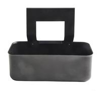 Bandeja de acero recubierto negro para parrillas de 17, 22, 28, 36 pulgadas, cuenta con forro de aluminio para una fácil limpieza (larga)