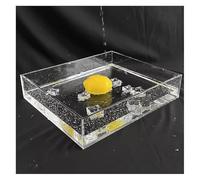 Bandeja de acrílico para fotografía, Bandeja de tiro acrílica transparente varios tamaños(40x60x10cm/15.7x23.6x4in)