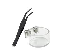 Bandeja De Agua para Araña Saltadora - Bandeja Decoración Hábitat,con Pinzas De Alimentación Y Accesorios para Terrarios,para Mantis, Ermitaño, Lagartos,