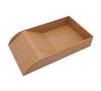 Bandeja de Agua para Reptiles, BañEra de Tortuga con Rampa Cuenco de Comida para BañO de Tortuga,Adecuada para Serpientes, Lagartos (Textura de Madera)