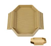Bandeja De Alimentación Para Tortugas | Plato De Comida Decorativo Para Reptiles - Cuenca 2 en 1 Resistente Manchas Para Baño Y Alimentación De Serpiente, Gecko, Tortuga Terrestre, Acuario, Terrario