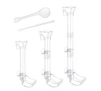 - Bandeja de alimentación - Tubo de alimentación para tanques, kit de alimentación | Tubo de alimentación de largo alcance para acuarios, cuenco antiflotación, alimentador de gotas de acrílico