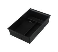 Bandeja de almacenamiento ABS para reposabrazos | para Chery Tiggo 8 Pro Max 2022+ | Caja organizadora de consola central negra | Inserto divisor interior de ajuste directo | para compartimento del