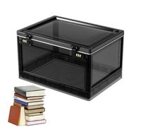 Bandeja de almacenamiento con cerradura - Caja de contraseña de medicina, organizador seguro apilable | Caja de bloqueo de medicamentos compactos compactos para refrigerador bocadillos alimentos