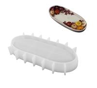 Bandeja de almacenamiento con forma de barco simple, soporte de molde de silicona, moldes de resina epoxi, moldes de yeso para principiantes, organizador de joyas