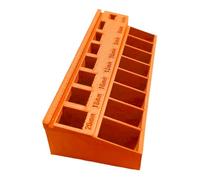 Bandeja de almacenamiento de tornillos consistente con aberturas de etiquetado y compartimentos de estrategia resistentes, caja clasificadora de tornillos de estrategia permanente