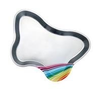 Bandeja de almacenamiento decorativa de acero inoxidable, organizador de cosméticos, bandeja de joyería, herramienta de manicura, baratija decorativa de acero inoxidable