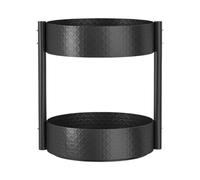 Bandeja de almacenamiento giratoria: estante organizador de cocina, organizadores de plato giratorio para encimera, bandejas de almacenamiento para refrigerador, soporte multiusos | Bandeja organizado