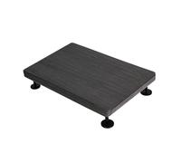Bandeja de altavoz de metal de madera, para una mayor estabilidad, optimización del sonido, soporte de altavoz seguro, minimiza las vibraciones, mejora el posicionamiento