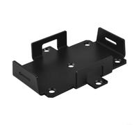 Bandeja de aluminio con correa de sujeción ajustable para baterías de 12V 6AH-15AH y 6V 7AH-12AH, soporte resistente al óxido para marina, motocicleta, ATV y