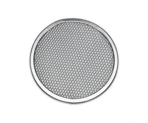 Bandeja de aluminio de metal para pizza con diseño sin costuras y distribución equilibrada del calor para hornear pizza, pan y pasteles en el horno (18 pulgadas)