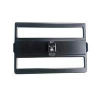 Bandeja De Aluminio For Portátil - Diseño De Montaje Con Abrazadera, Negra Y Plateada, Compatible Con Portátiles De 10" A 17".(Black)