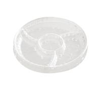 Bandeja de aperitivos, bandeja dividida, cuencos grandes multiusos para servir, plato de aperitivos para dormitorio, baño, dormitorio, mejor uso en hogares y restaurantes