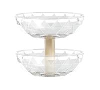 Bandeja de aperitivos de calabaza | extraíble de 2 niveles para dulces de calabaza con tapa | Platos y bandejas para servir frutos secos y condimentos de patatas fritas de escritorio, despensa