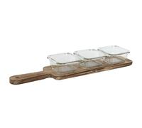Bandeja de Aperitivos Home ESPRIT Natural 140 ml 43 x 10 x 5,5 cm - Marca: Home ESPRIT - EAN: 8424002125509