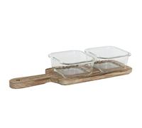 Bandeja de Aperitivos Home ESPRIT Natural 320 ml 36 x 11 x 6 cm - Marca: Home ESPRIT - EAN: 8424002125486