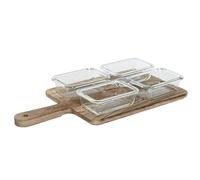 Bandeja de Aperitivos Home ESPRIT Natural 350 ml 39,5 x 20 x 5 cm - Marca: Home ESPRIT - EAN: 8424002125493