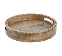 Bandeja de Aperitivos Home ESPRIT Natural Colonial 30 x 30 x 5 cm - Marca: Home ESPRIT - EAN: 8424002147730