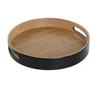 Bandeja de Aperitivos Home ESPRIT Negro Natural Moderno 30 x 30 x 5 cm - Marca: Home ESPRIT - EAN: 8424002175276