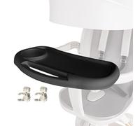Bandeja de aperitivos para cochecito, soporte extraíble para alimentos, hebilla ajustable, organizador universal de aperitivos con para tazas, accesorio portátil para cochecito, bandeja de bebé