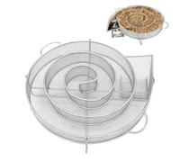 Bandeja de arbusto de pellets | Generador de humo frío/caliente para parrilla BBQ | Bandeja de arbusto de pellets multifunción para parrilla de barbacoa, generador de parrilla de acero resistente