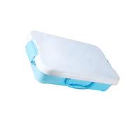Bandeja de arena apilable, contenedor sensorial, juguete de arena, contenedor de almacenamiento para la organización de juguetes de playa y equipo de actividades divertidas al aire libre para niños