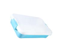Bandeja de arena apilable, contenedor sensorial, juguete de arena, contenedor de almacenamiento para la organización de juguetes de playa y equipo de actividades divertidas al aire libre para niños