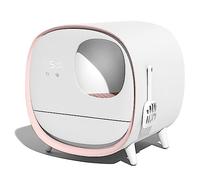 Bandeja de arena autolimpiable, caja de arena inteligente con cajón, control de aplicación, sensor automático, desodorización eficiente, adecuada para gatos