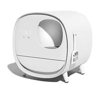 Bandeja de arena autolimpiable, caja de arena inteligente con cajón, control de aplicación, sensor automático, desodorización eficiente, adecuada para gatos