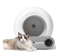 Bandeja De Arena Autolimpiante Abierta, Bandeja De Arena Inteligente Totalmente Automática, Desodorización Automática, Bandeja De Arena Inteligente Controlada Por Aplicación For Varios Gatos