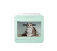 Bandeja de Arena Caja de Secado for Mascotas, secador for Gatos, Pelo for Perros pequeños en casa, baño automático Que sopla el