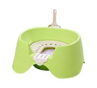 Bandeja de arena grande sin capa - Parte superior abierta de alta calidad para mascotas | Adecuado para uso en interiores, apartamentos pequeños, alojamientos, tiendas, gatitos, conejos y animales