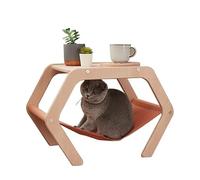 Bandeja de Arena Hamaca for Gatos, Suministros for Mascotas, Nido de Gato, Mesa Centro, Hamaca Transpirable for, Villa for, Cama for Multicapa extraíble y Lavable