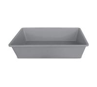 Bandeja de arena para gato - Stefanplast - Color: Gris | Mediciones: 40 x 30 x 10 cm