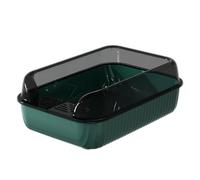 Bandeja de arena para gatos de Lu de lado Lu | Caja para gatos | Gran inodoro abierto para animales con lado alto, ideal para gatos jóvenes y viejos