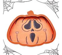 Bandeja de bandeja de calabaza, bandeja de servicio de calabaza,Plato de vajilla de tablero de embutidos | Tabla de aperitivos de calabaza de Halloween, tabla de aperitivos de frutas, en el